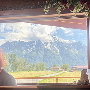 Pioneer Peak from Gift Shop