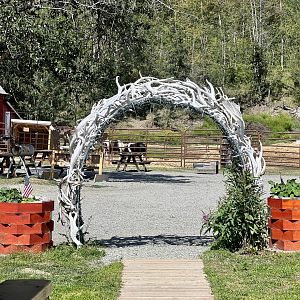 Antlers Arch.  Old entry way.