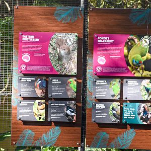 New Signage - Conservation Aviaries