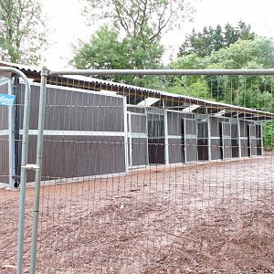 New zebra stables, June 2022