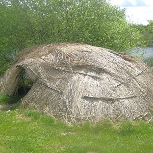 Sagnlandet Lejre - Stone Age hunters' hut