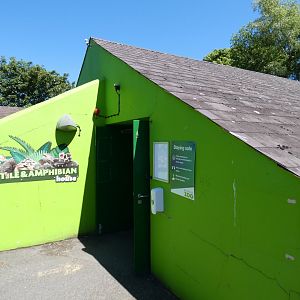 Reptile house entrance