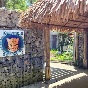 "Le Temple de l'Ocelot" area -Zoo d'Asson (2022)
