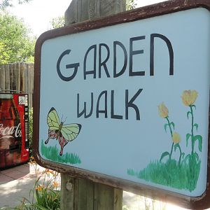 Garden Walk Sign