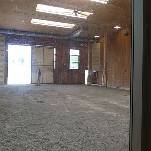 New Addition to Giraffe Building, African Grasslands - July 2022