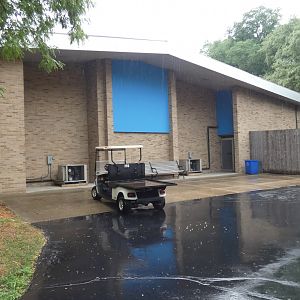 Former Penguinarium Exterior - July 2022