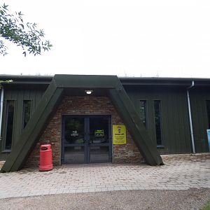 Tropical house entrance