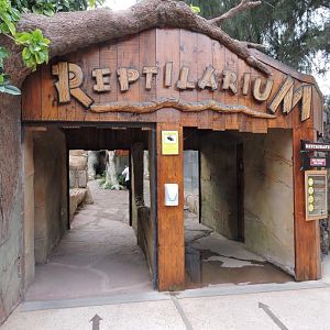 Entrance to Reptilarium Exhibit