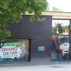 New Orangutan kingdom signage at the entrance, 2022-07-03