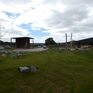 View of Giraffe enclosure from African Walking Trail
