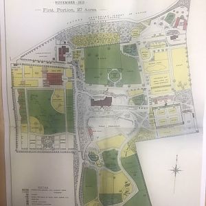 Original zoo map from 1913