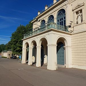 Wilhelma as seen from the street