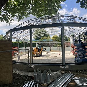 New reptile house in progress