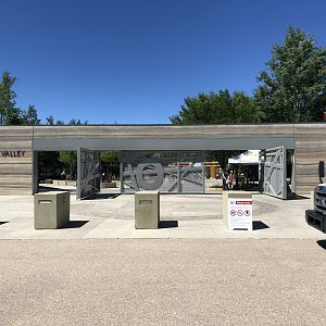 Entrance at Edmonton Valley Zoo (July 2022)