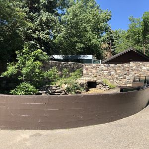 Slender-tailed Meerkat Enclosure at Edmonton Valley Zoo (July 2022)