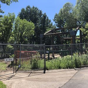 Asian Elephant Paddock at Edmonton Valley Zoo (July 2022)
