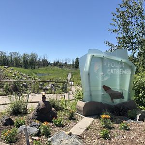 Entrance to Polar Extremes at Edmonton Valley Zoo (July 2022)