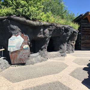 Arctic Ground Squirrel Enclosure at Edmonton Valley Zoo (July 2022)