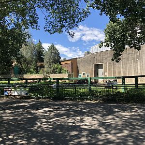 Asian Elephant Paddock at Edmonton Valley Zoo (July 2022)