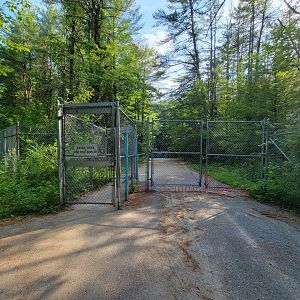 Maine Wildlife Park - Gate to/from fish hatchery