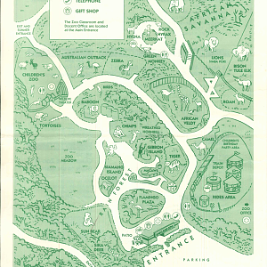1998 Zoo Map