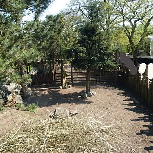 Wild West exhibit and viewing bridge, 2009-04-19