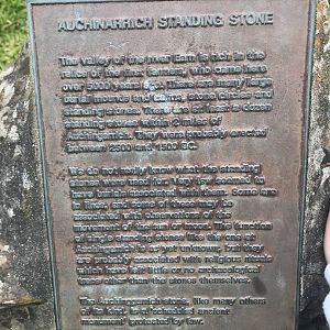 Standing stone signage