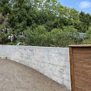 Bush Dog Exhibit - outer wall