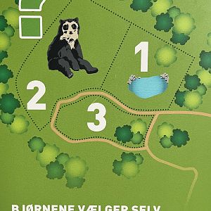 Spectacled Bear Exhibit Map