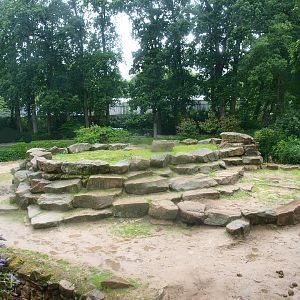 Asian elephant exhibit, 2015-07-19