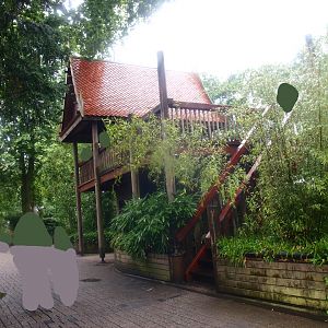 Asian elephant viewing pavilion, 2015-07-19