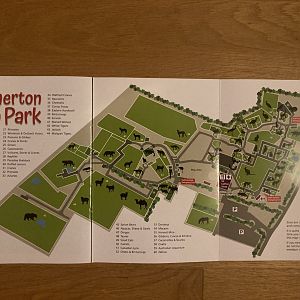 Hamerton Zoo map