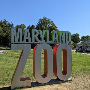 Maryland Zoo Entrance Sign
