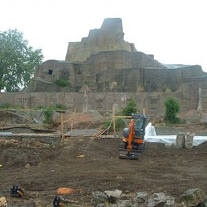 Mappin Terraces under re-development May 2008