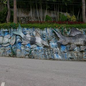 aquarium exterior, Chiang Mai Zoo (Thailand)