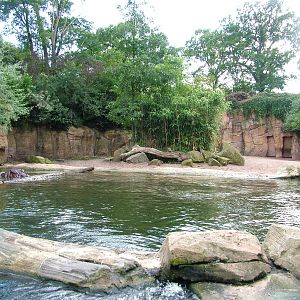 Hippo enclosure at Hannover Zoo 2007