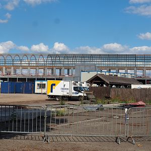 Construction of new main entrance, 2022-06-28