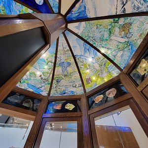 Ecotarium - Geology ceiling