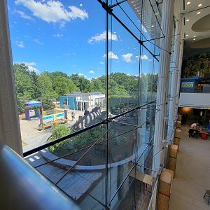 Ecotarium - View of back from geology area