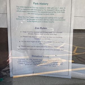 Park History & Zoo Rules