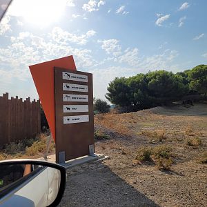 Entrance to third Brousse exhibit -Réserve Africaine de Sigean (2022)