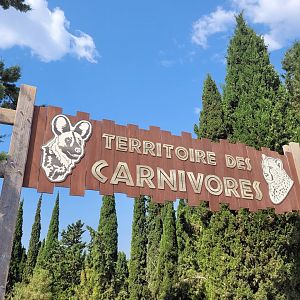 Entrance to Territorie des Carnivores -Réserve Africaine de Sigean (2022)