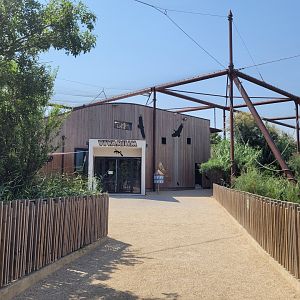 Entrance to the Vivarium -Réserve Africaine de Sigean (2022)