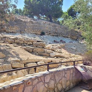 Barbary sheep exhibit -Réserve Africaine de Sigean (2022)