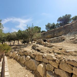 Barbary sheep exhibit -Réserve Africaine de Sigean (2022)