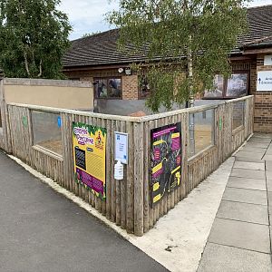 Crested Porcupine Enclosure at Northumberland College Zoo (2020)