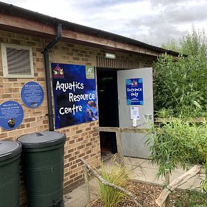 Aquatics Resource Centre Entrance at Northumberland College Zoo (2020)