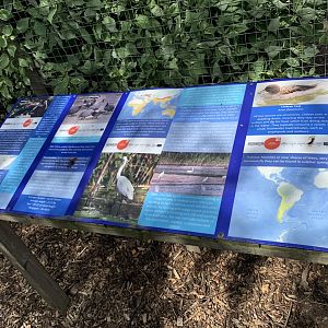 Wetlands Aviary Signage at Northumberland College Zoo (2020)