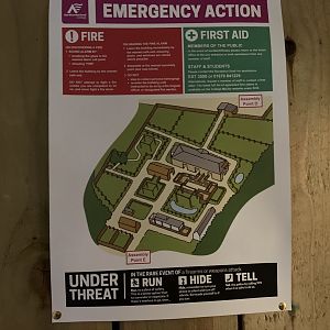 Zoo Map at Northumberland College Zoo (2020)