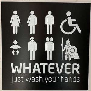 Kolmarden Hotel Sign on Toilet